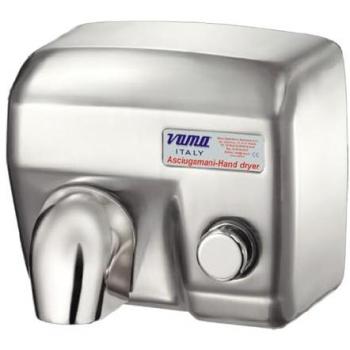 Asciugamani Elettrico Antivandalo 2400W Vama Ariel Acciaio Inox Satinato