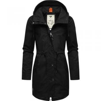 Canny Parka Nera Ragwear Mezza Stagione