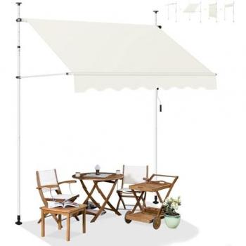 Toldo Retráctil sin Taladro con Manivela – Modelo WOLTU