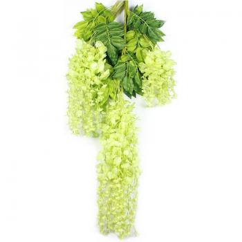 Guirlande de fleurs de mariage en soie, 12 pièces