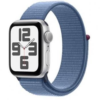 Apple Watch SE (2023) 40mm Silver Aluminium with Winter Blue Sport Loop