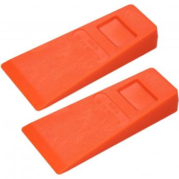 Orange Plastic Woodcutting Wedge Kit (4 Pieces)