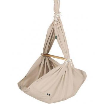Pauli & Co Exklusive Federwiege Naturwolle in Beige