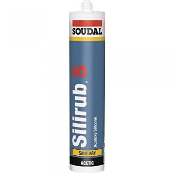 Silicone sanitaire Silirub S transparent 300 ml SOUDAL