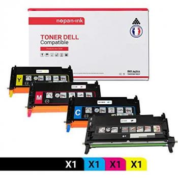 Cartouche 593‑10170 (Noir/Cyan/Magenta/Jaune) – Compatibles Dell 3110 CN/3115 CDN/3115 CN