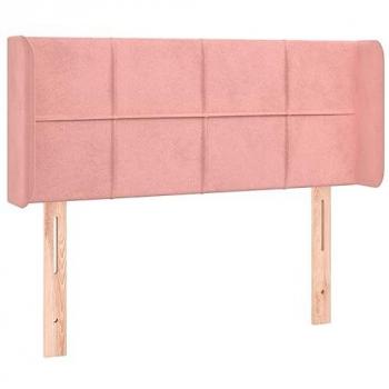 Testiera a led, Testiera per letto adulti Rosa 103x16x78/88 cm in Velluto Vidaxl 43008