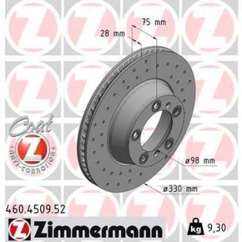 Zimmermann Sport Brake Rotor 460450952