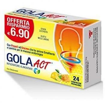 Gola act miele limone 24 compresse orosolubili
