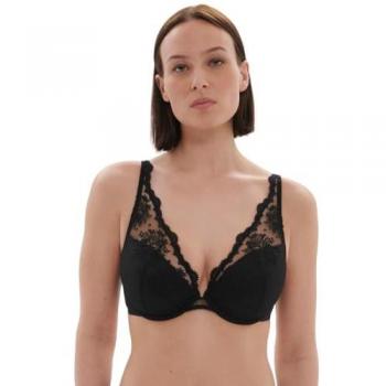 Intrigue Triangle Contour Bra, Black – Simone Perele 36A