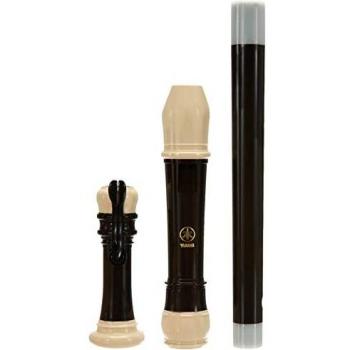 Yamaha YRT-304B II Ténor Flûte à Bec Baroque en Ut Marron/Crème