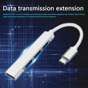 Puerto Extensión SmartPhone – Hub USB‑C 4‑Puertos OTG para MacBook