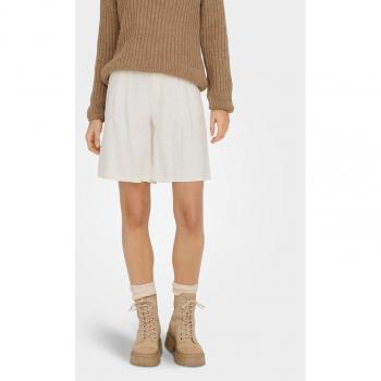 Donna Short Lino Bianco Ampio