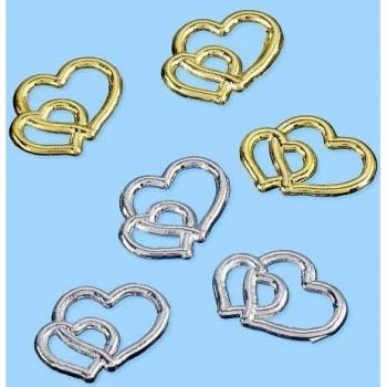 CREApop® Streuherzen in Gold – 1,5 cm (50‑Stück-Flasche)