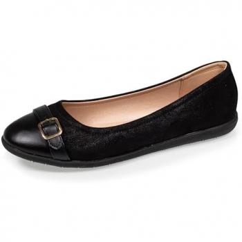 Chaussures Isotoner Femmes Noir boucle légère 38