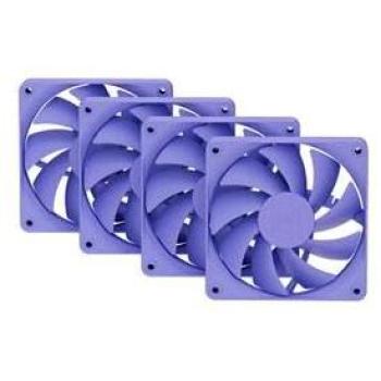 HYTE FA12 120mm Quiet PWM Fan – Violet (Pack of 4)
