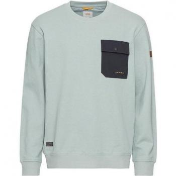 Camel active Sweatshirt mit Brusttasche und Rundhalsausschnitt