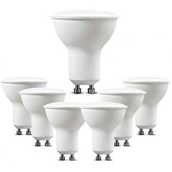V-TAC 4000K Daylight GU10 LED – 35W Halogen Match (5W/400lm), 110° Beam, Pack of 6, Energy Class A+