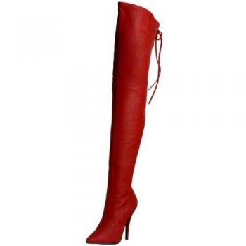 Bottes de Luxe Rouge 8899 – Femmes, Taille 10 US