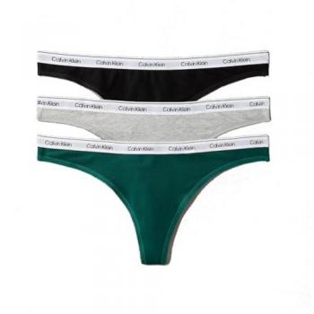 Calvin Klein Jeans – Ensemble THONG 3PK X3 – Multicolore – EU L femme