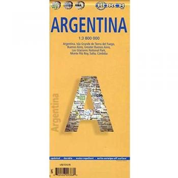 Argentina Borch: Argentina, Isla Grande de Tierra del Fuego, Buenos Aires, Greater Buenos Aires, Los Glaciares National Park, Monte Fitz Roy, Salta, Córdoba (Borch Map)