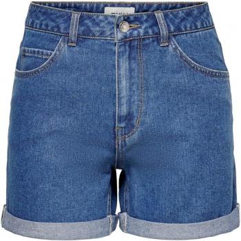 Vega Mom Cotton Short – Blue, High Waist, UK 12