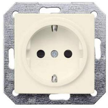 Presa di Corrente Siemens DELTA i-system Schuko Bianca 10/16A 250V Con A Senza Viti