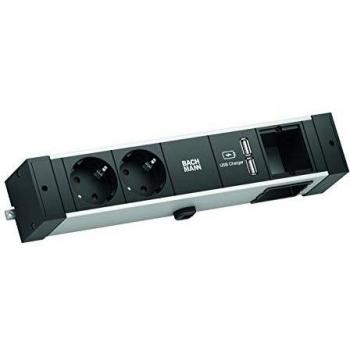 Bachmann Ciabatta Multipresa Binario 1x Caricatore USB
