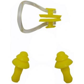 Wasserdichter Ohrschutz und Nasenclip aus weichem Silikon für Schwimmer