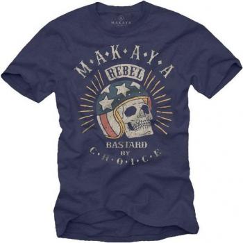 MAKAYA Helm T-Shirt mit witzigen Designs