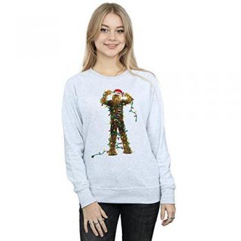 Chewbacca Holiday Lights Grey Top