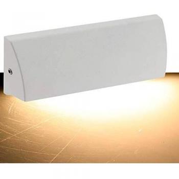 LED Wandleuchte Barcas 6, 7W, 340lm, Aluminium, 3000K, IP54