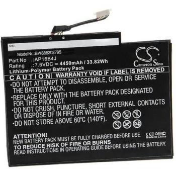 Pile Rechargeable 4450 mAh 7,6 V – Acer Switch Alpha 12 – Correspond à SA5‑271‑56RP et SA5‑271‑56WK