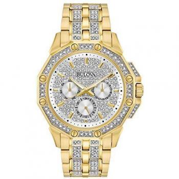 Bulova Crystal-Accented Watch for Men