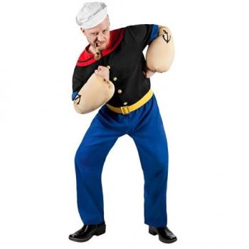 Popeye Comic Seemann Kostüm für Männer
