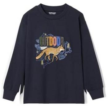 T-shirt imprimé garçon bleu marine à manches longues VERTBAUDET