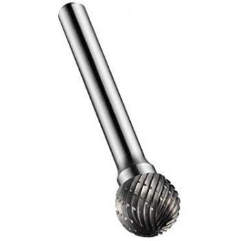 Dormer Solid Carbide Bright Rotary Burr Ball 12.7 x 6mm