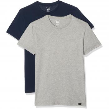 T-shirt Lee Twin Crew Homme Multicolore (2 Pack Mix Aild)