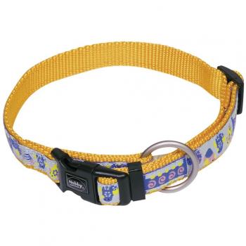 Přírodní nylonový obojek Nobby Style – oranžový, pro psy XS‑S
