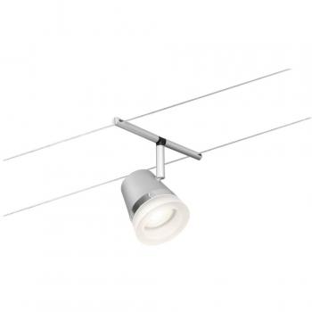 Lampe à suspension Paulmann WireDC Spot Cone chrome mat