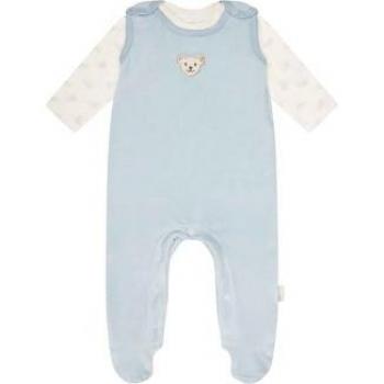 Steiff Strampler-Set in celestial blue
