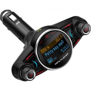 Konrisa kit manos libres para coche con reproductor MP3 y Bluetooth