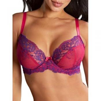Panache Ana Padded Plunge Bra Orchid Indigo Size 32HH