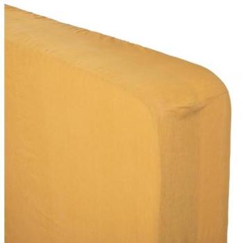 Sábana Linah de Lino Amarillo Ocre Atmosphera 140x190