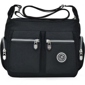 Sac messager en nylon imperméable pour femmes