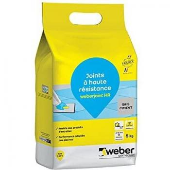 WeberJoint HR Gris Quartz – Mortier joint haute résistance, 5 kg