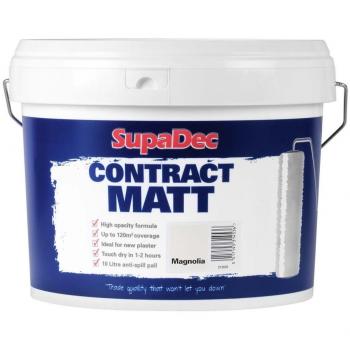 10L Magnolia Matte Emulsion by SupaDec
