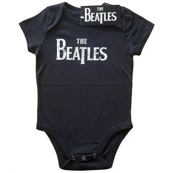 Bodysuit noir Beatles 0-3 mois