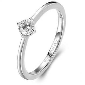 Bague élégante Brosway en argent et zirconium
