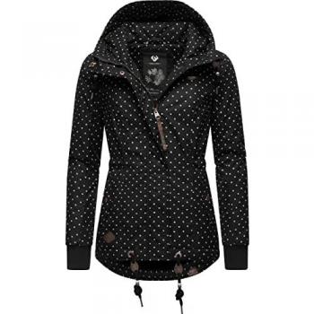 Giacca Danka invernale Ragwear colore Nero/bianco