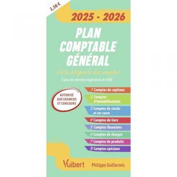 Plan comptable général 2025-2026 (autorisé aux examens et concours)